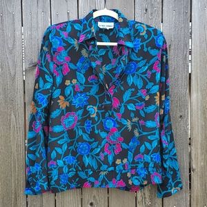 VTG floral blouse